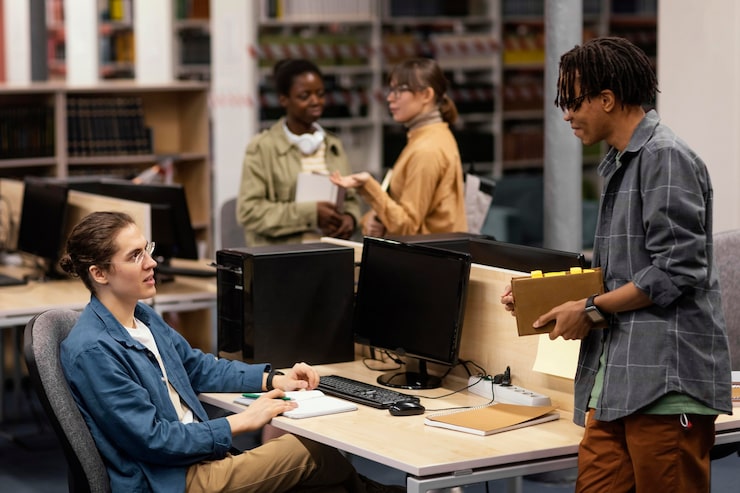 people studying peacefully library 23 2148844713